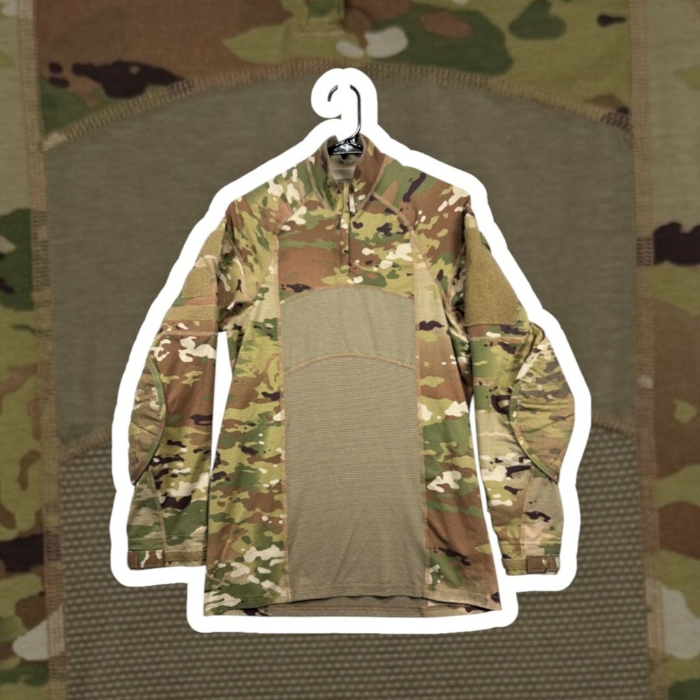 USGI Army Combat Shirt FR OCP Mens M 1/4 Zip Tactical Camo USA.